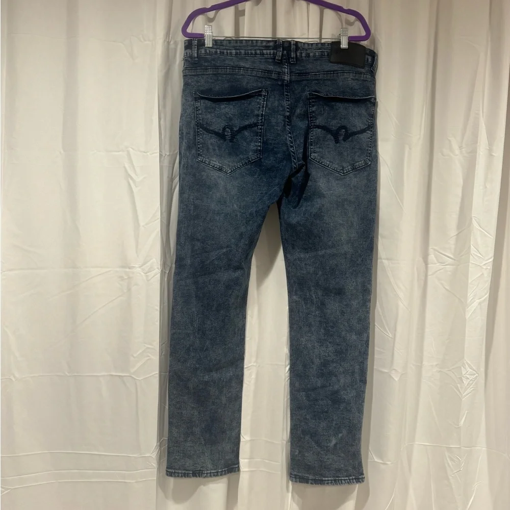 Rocawear Men's Dark Blue Straight Jeans